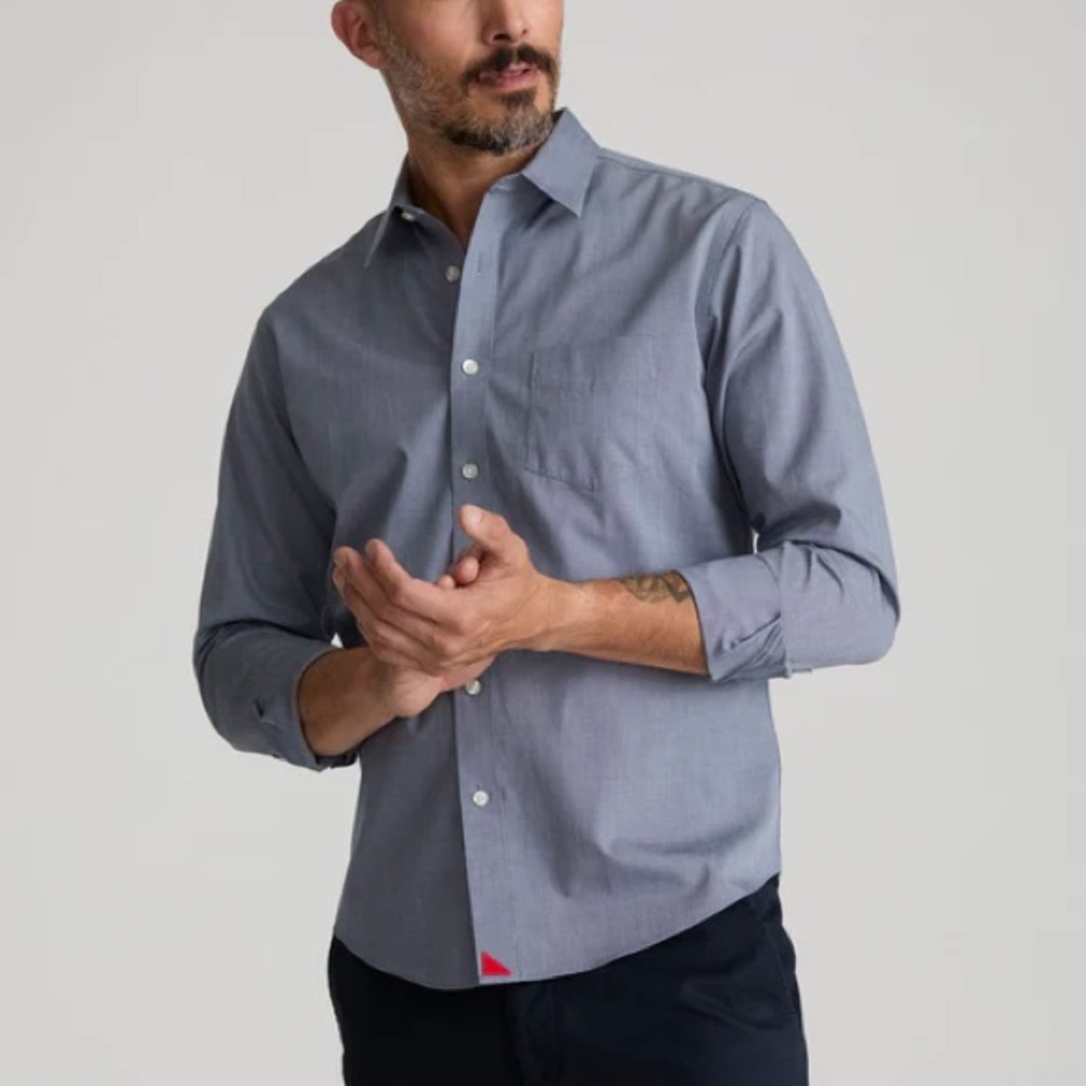 UNTUCKit Pio Cesare Wrinkle Free Button Shirt XL Mens